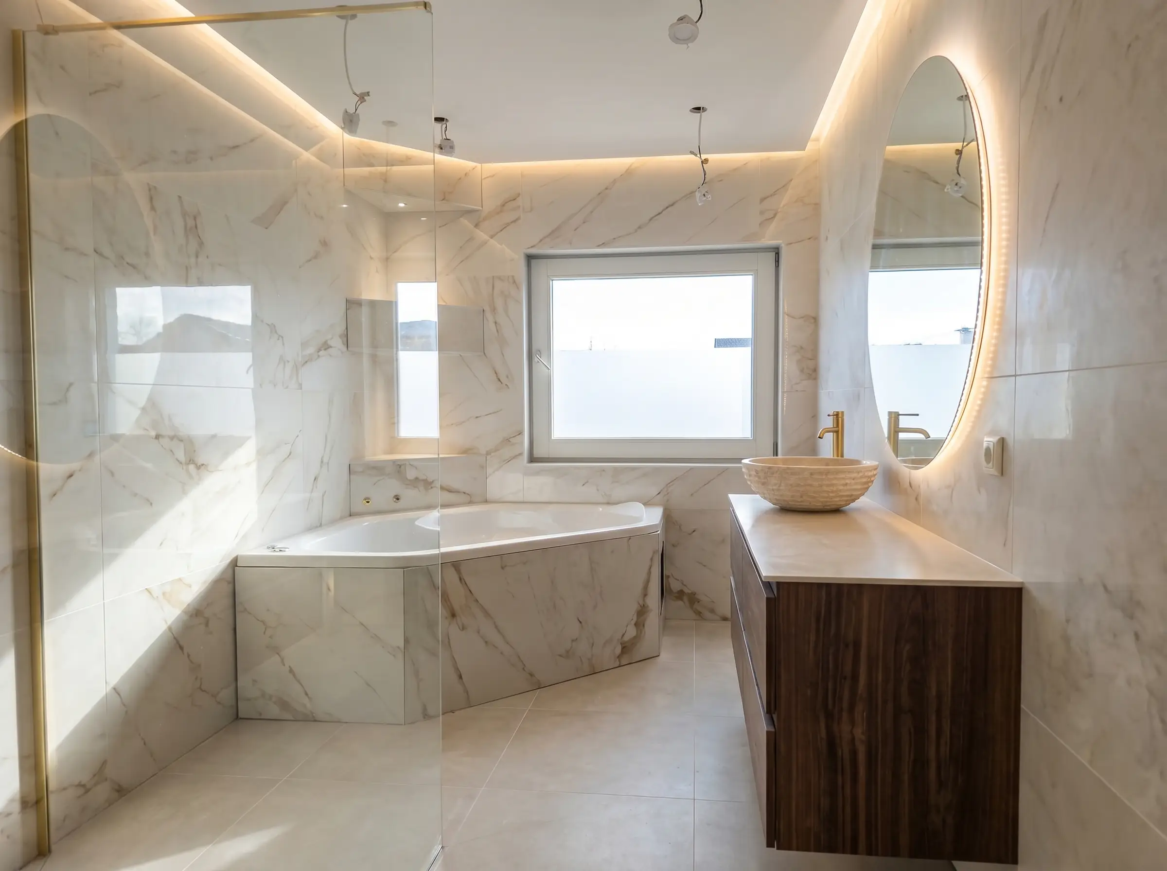 Badkamer renovatie Den Haag modern rustig